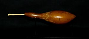 Lime Gourd & Bone Spatula - Sepik - "SOLD"