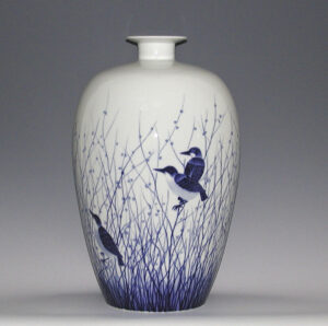 Porcelain Vase - 'Morning Music' - Lu Wei