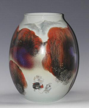 Porcelain Vase - 'Coming the Winter' - Xie Qiang