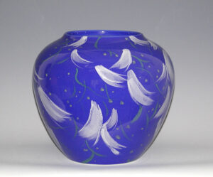 Porcelain Vase - 'Blue Wind' - Zhu Wen
