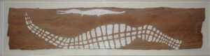 Bark Painting (X-Ray Crocodile) - Arnhem Land