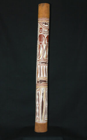 Australian Aboriginal Hollow Log Coffin / Bone Container - Arnhem Land